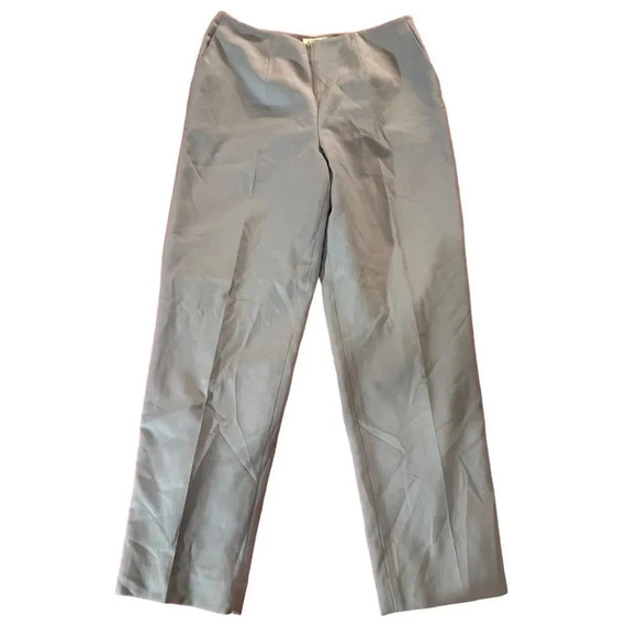 Vintage Talbots Size 12 Light Blue 100% Wool‎ Trousers - Picture 1 of 4